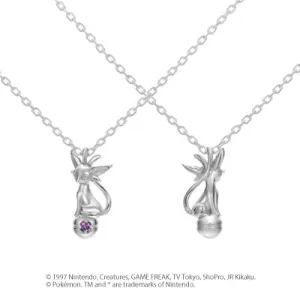[Pokémon]Espeon & Pokéball necklace platinium