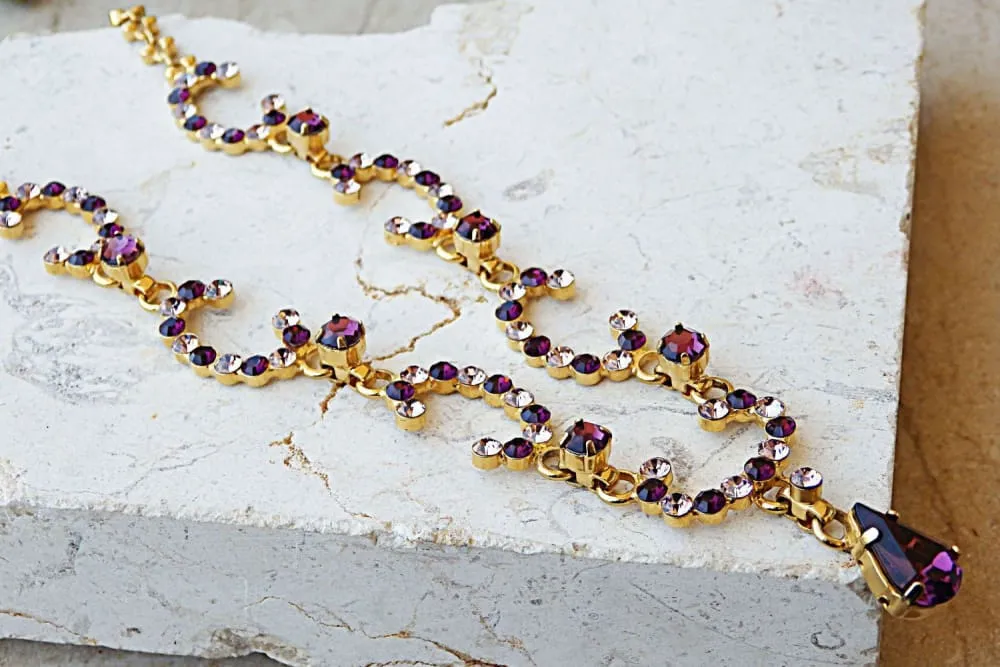 Rebeka Rhinestone Necklace