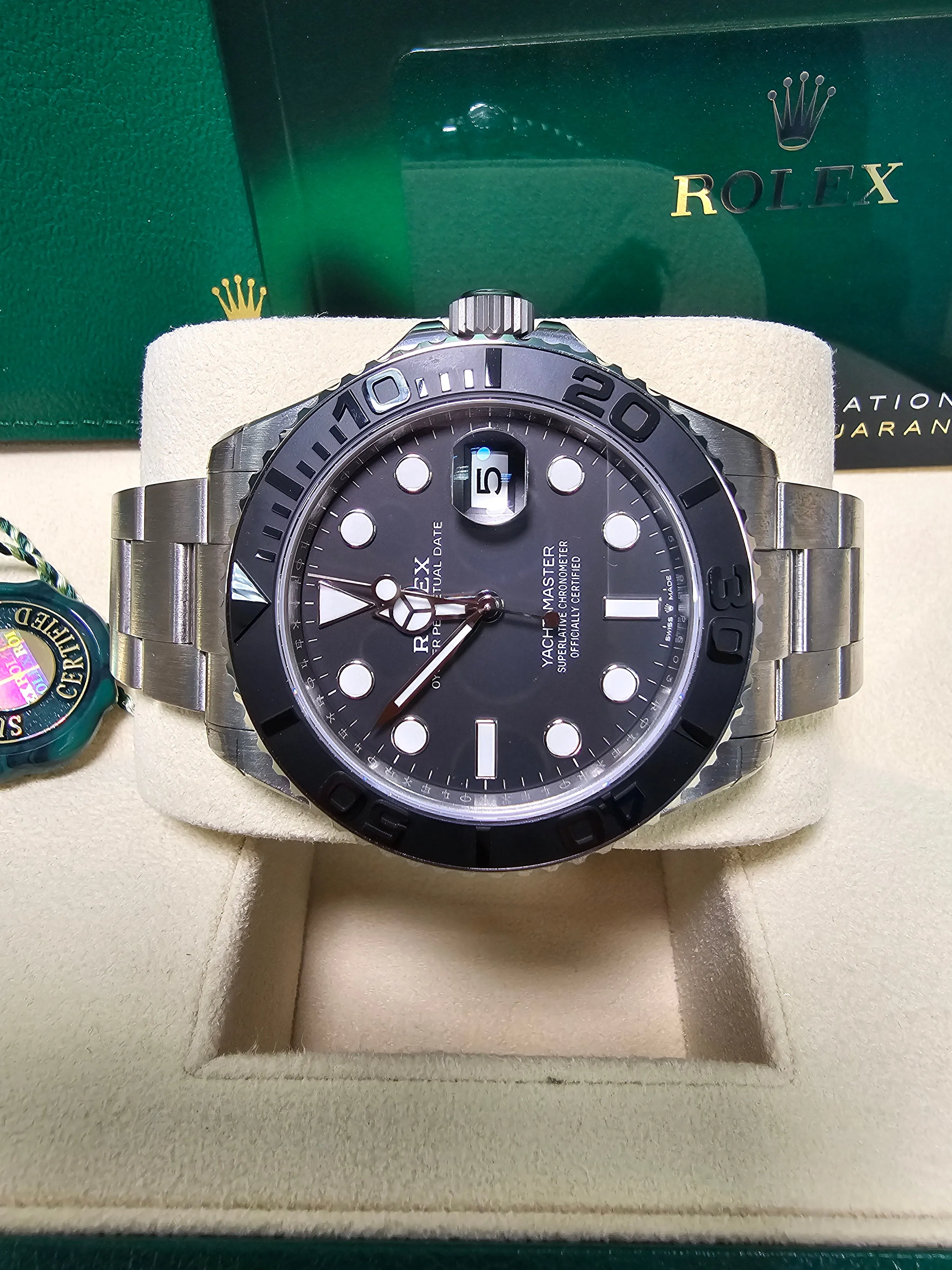 Rolex Yacht-Master 42mm Titanium Black Dial - 226627 - New 2024