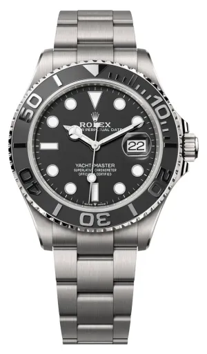 Rolex Yacht-Master 42mm Titanium Black Dial - 226627 - New 2024