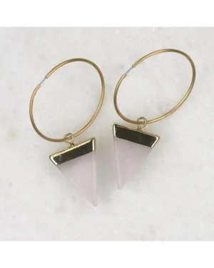Rose Quartz Earrings