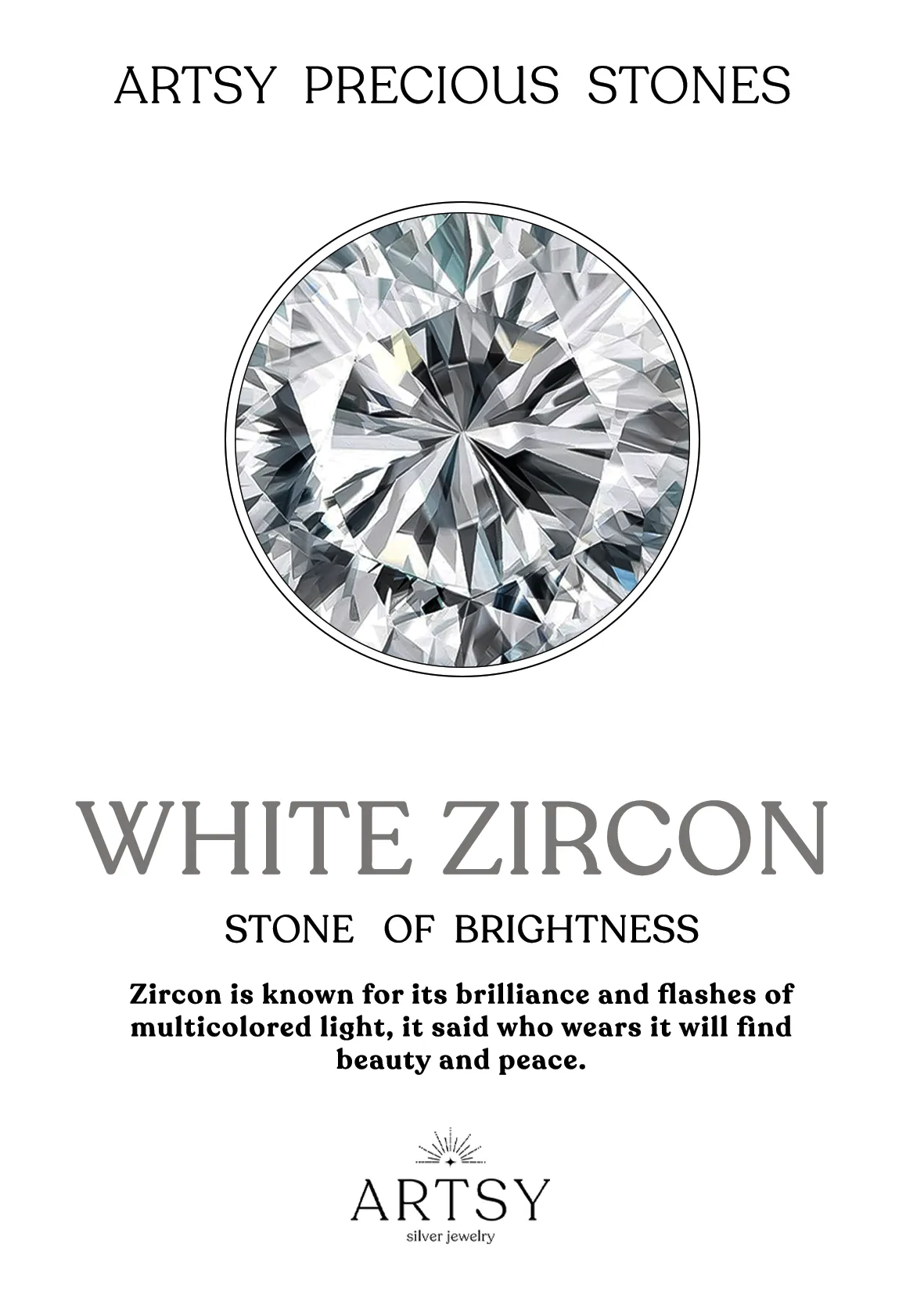 Round Zircon Stones Necklace Gold Plating