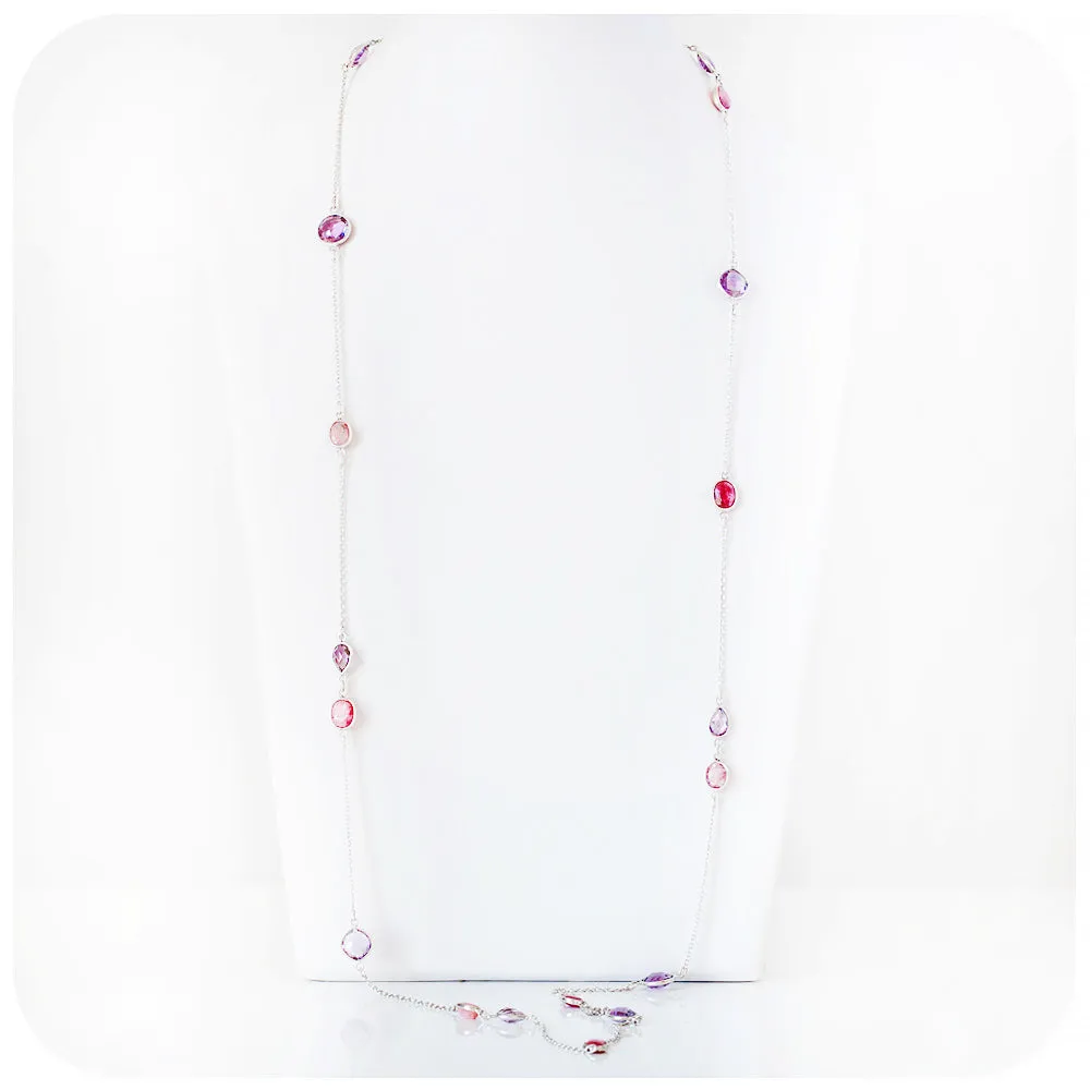 Ruby and Amethyst Necklace