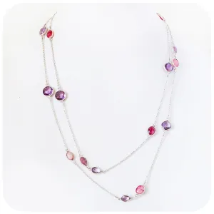 Ruby and Amethyst Necklace