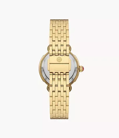 Sidney 18K Gold-Plated Diamond Watch MWW30B000009