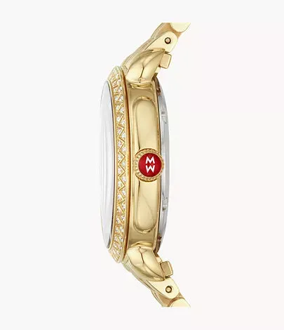 Sidney 18K Gold-Plated Diamond Watch MWW30B000009