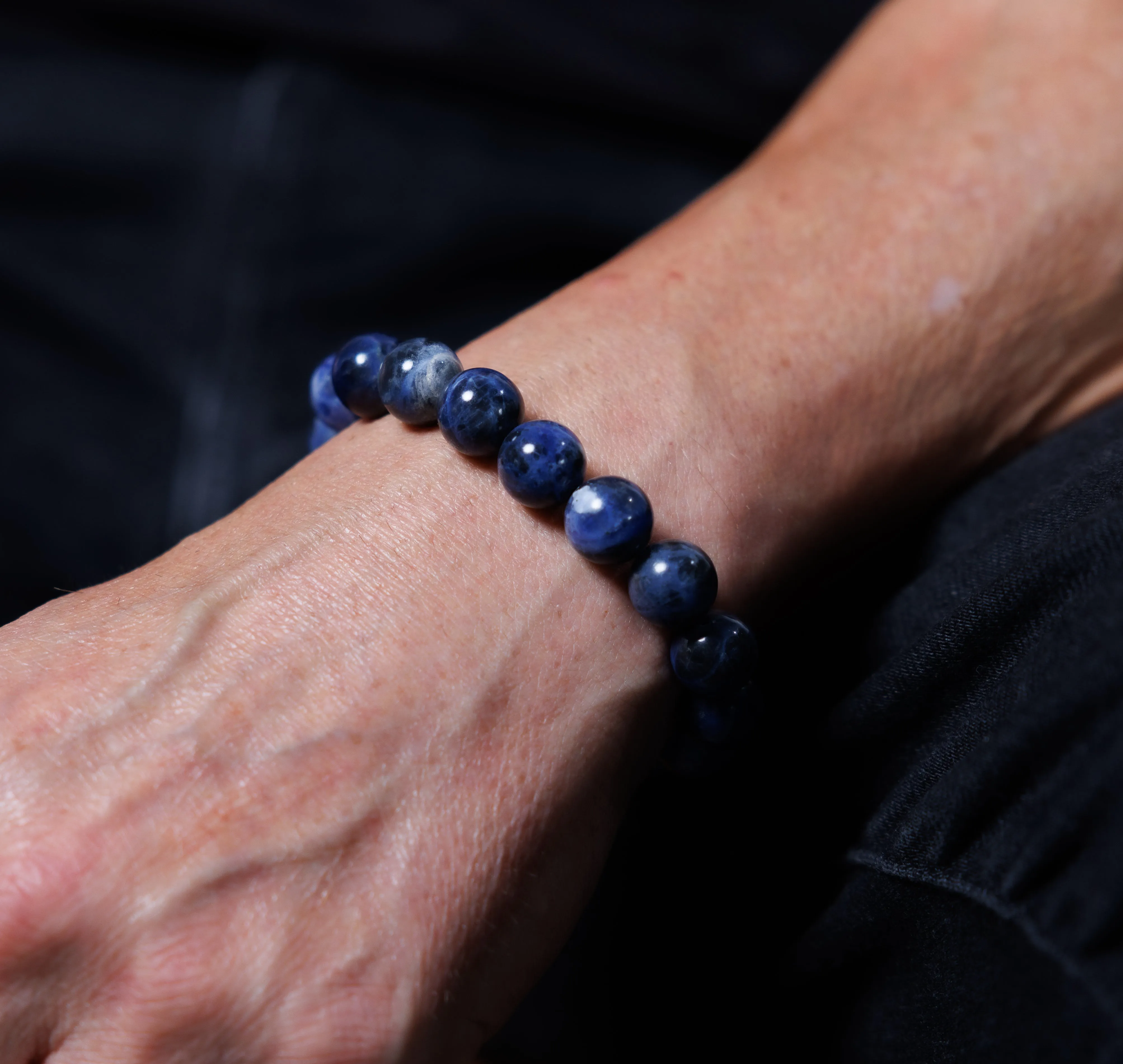 Sodalite Gloss Natural Gemstone Bracelet
