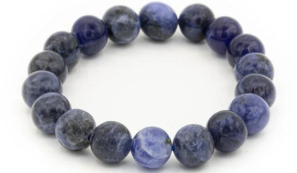 Sodalite Gloss Natural Gemstone Bracelet