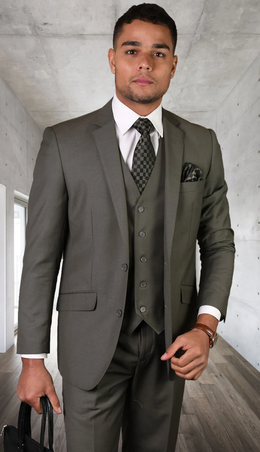 Statement  STZV-100-SA-SAG Mens Suit