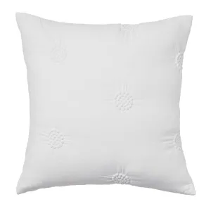 Summer White European Pillowcase by Platinum
