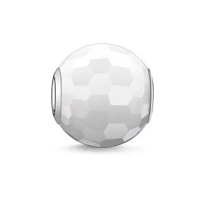 Thomas Sabo Silver white jade karma  K0007