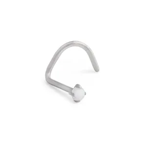 Tilum 20g Titanium Opal Nose Screw
