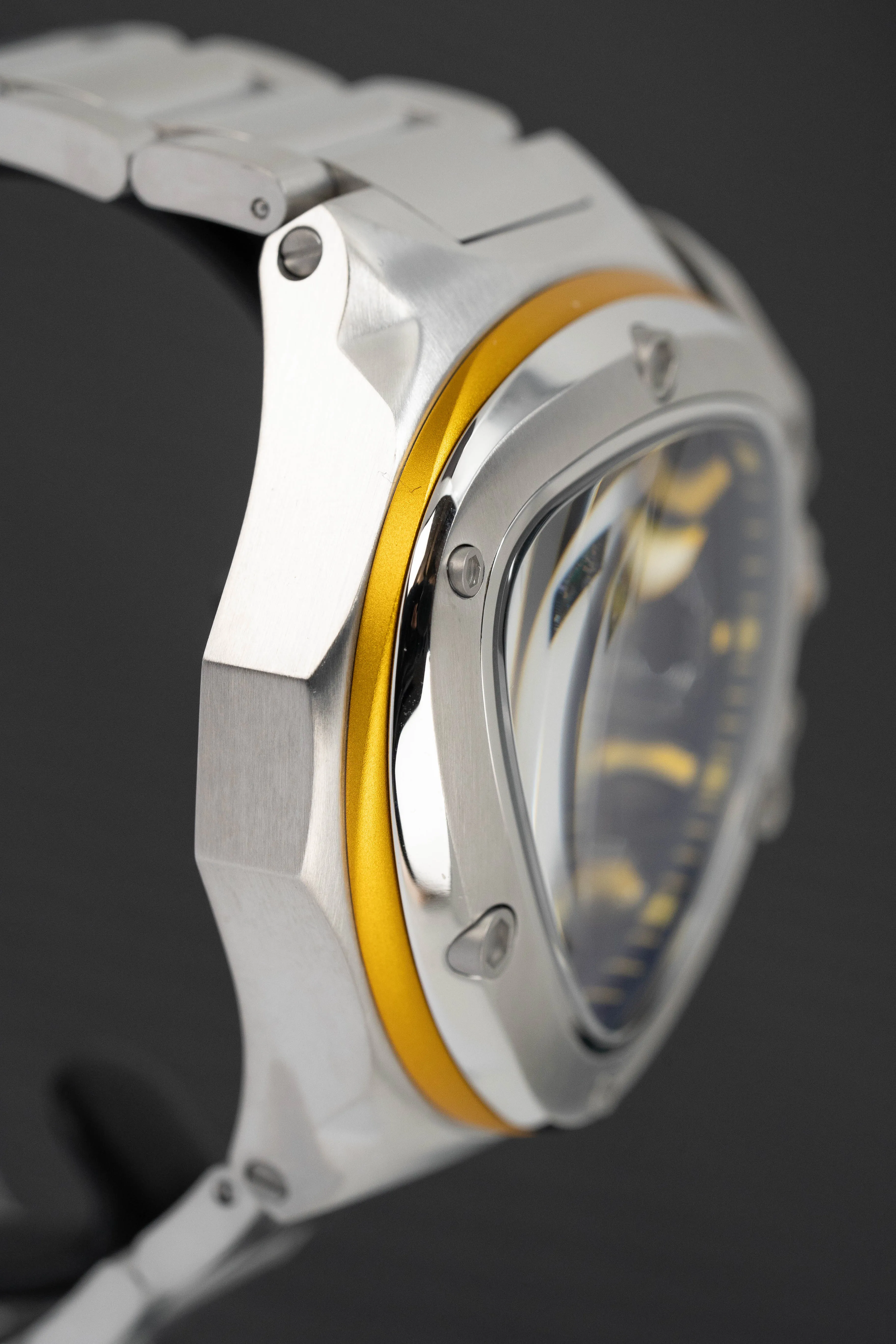 Tonino Lamborghini Spyder X SS Chronograph Date Steel Yellow T9XE-SS-B
