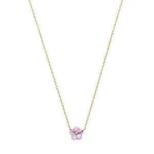 Tous Vita Necklace in Gold with Amethyst and Diamond 918532030