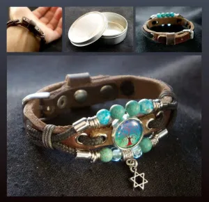 Tree Of Life Bracelet Turquoise Gemstone Beads