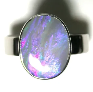 Voilet solid  boulder opal from Quilpie