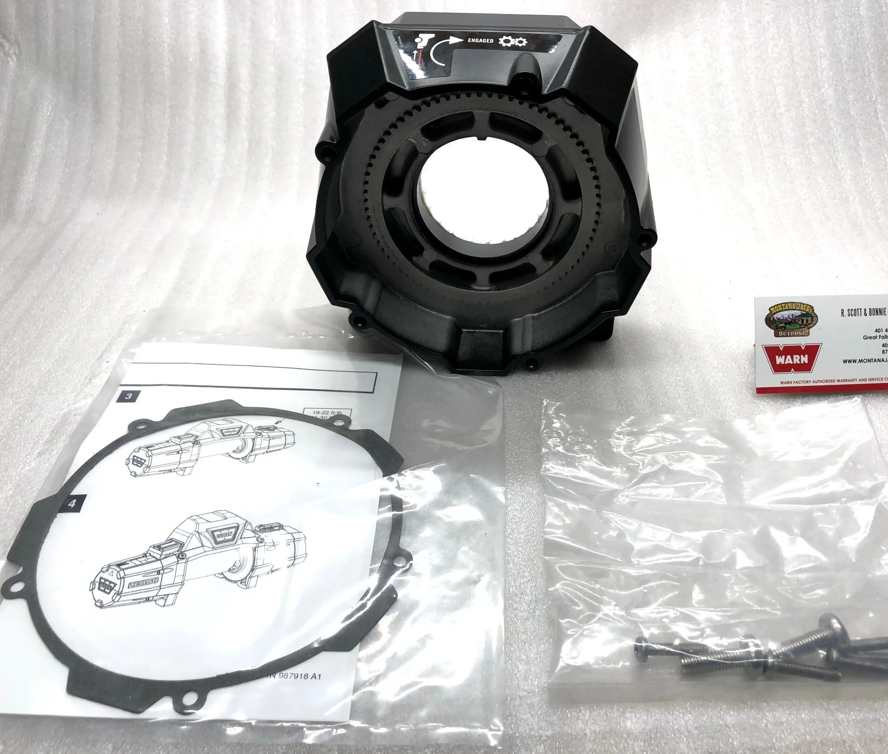 WARN 89239 Gear End Drum Support for ZEON & ZEON Platinum Truck/SUV Winches