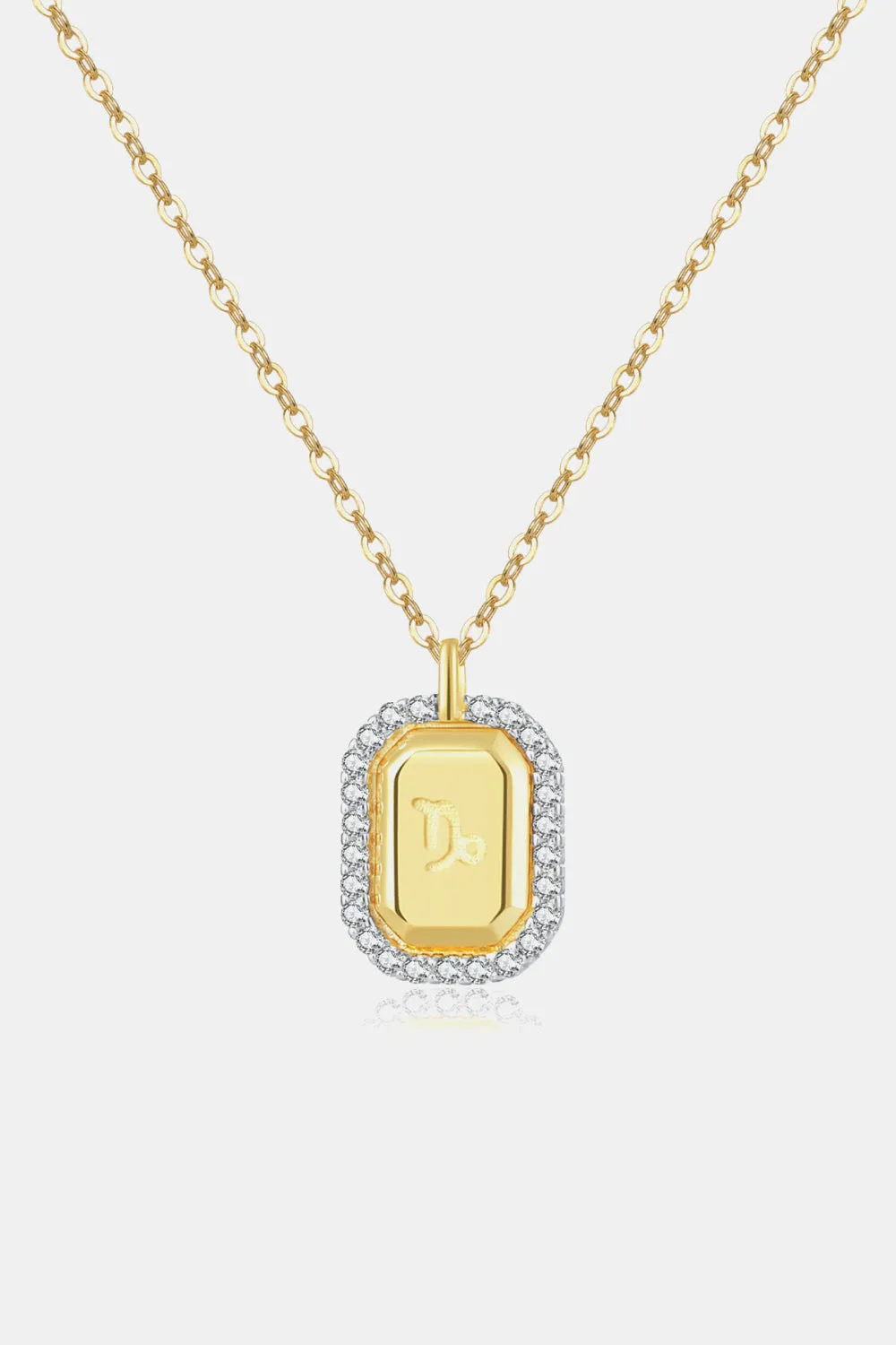 Zircon Decor Constellation Pendant Necklace